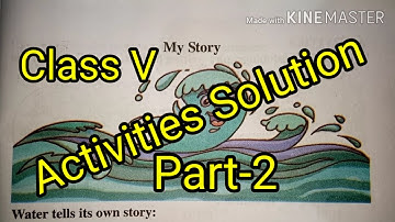 "My Story" Class 5 English Lesson 7 Question Answer/ Activities Solution Part-2