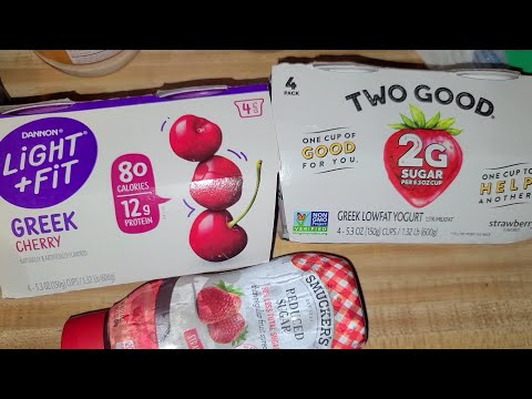 DANNON Light and Fit vs TWO GOOD Low Fat Greek Yogurt
