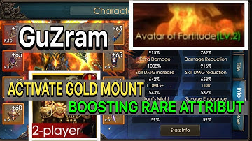 GuZram ACTIVATE GOLD MOUNT + BOOSTING RARE ATTRIBUT !! LEGACY OF DISCORD