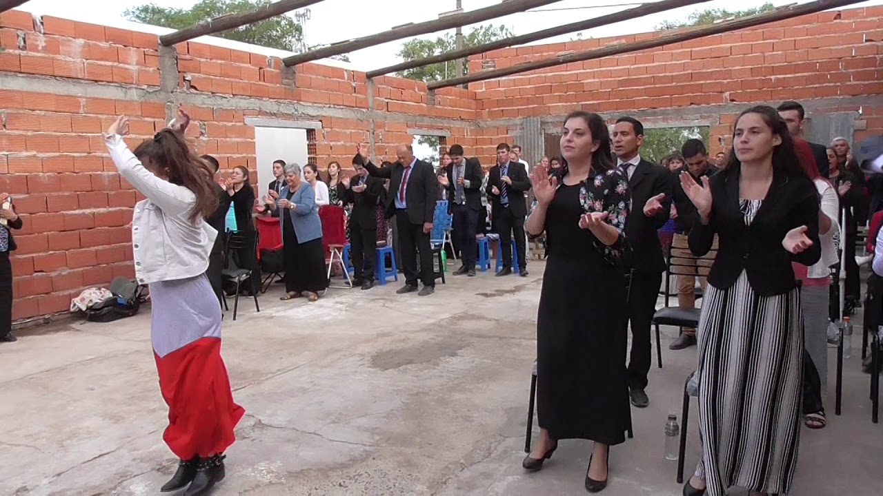 Culto sin techo pero con presencia del Señor I.E.C.A.I