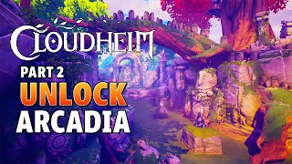 मैं आर्केडिया की यात्रा करता हूँ और एक बिल्कुल नए रोमांच का अनुभव करता हूँ! | क्लाउडहाइम – डेमो |... screenshot 3