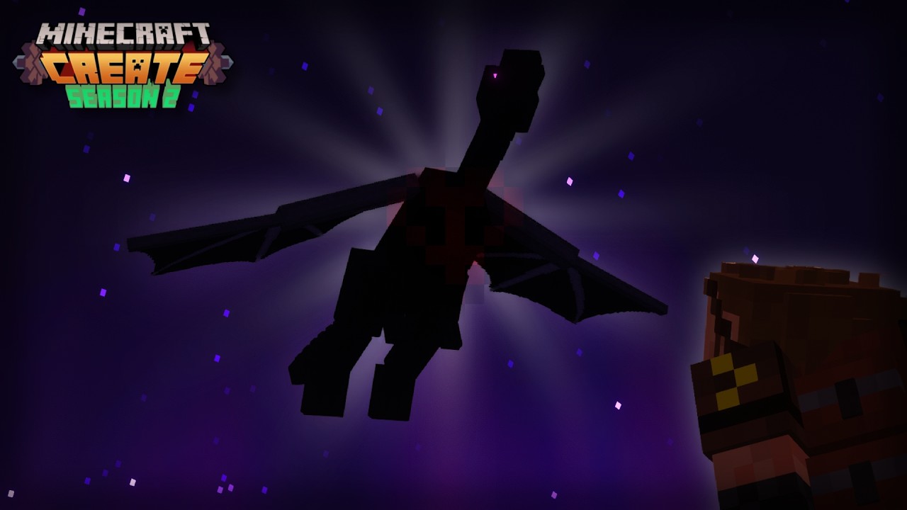 Finally facing the Dragon in Hardcore Create Mod