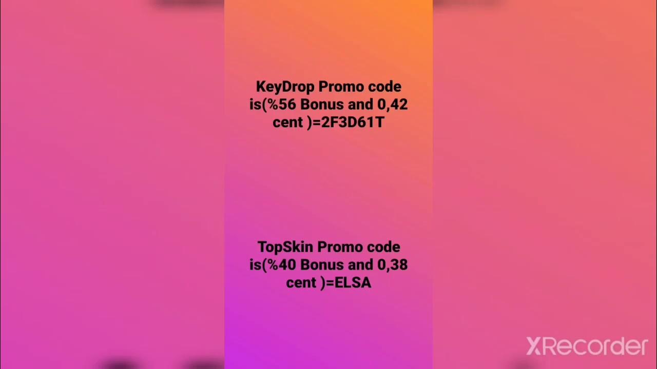 TopSkin Promo Code 2021 💯💥 YouTube