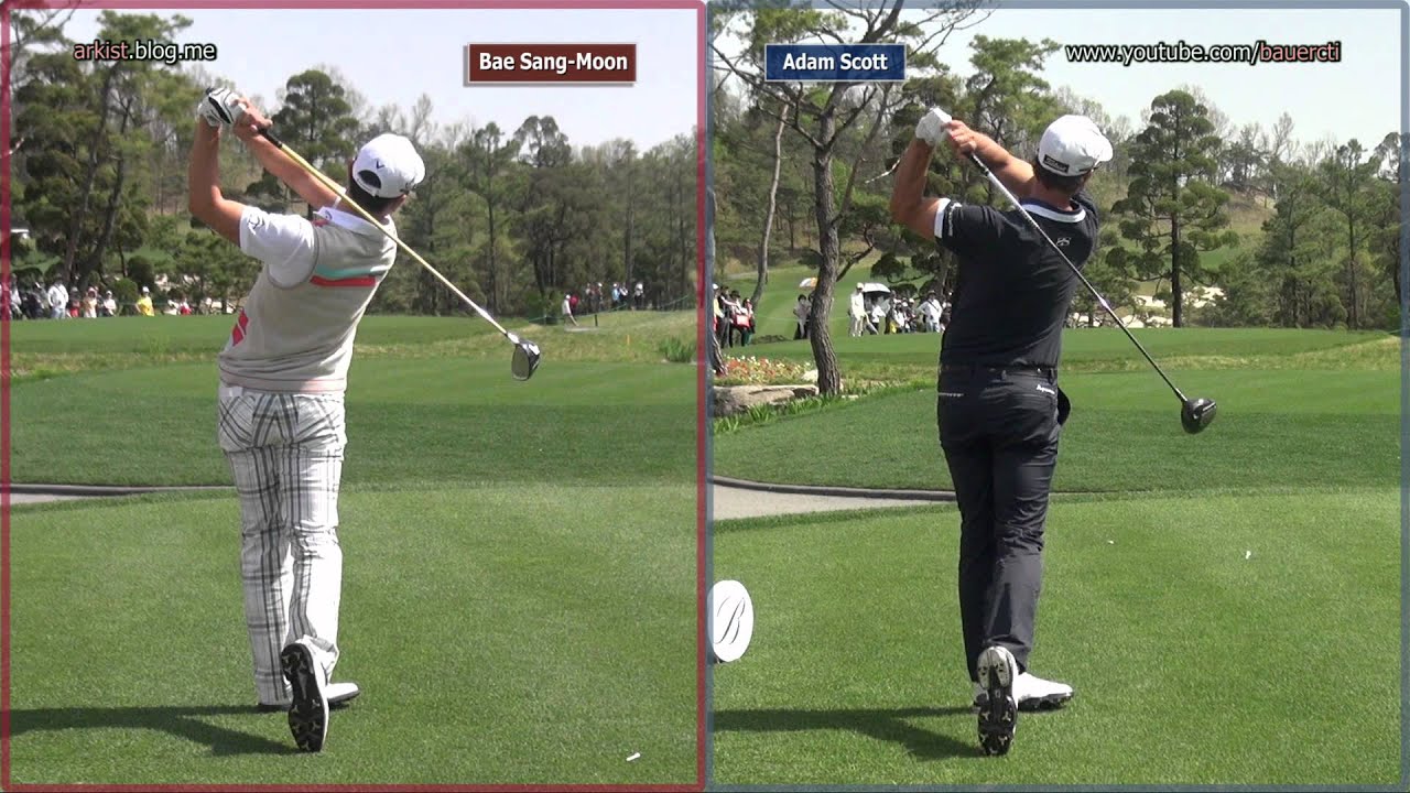 8 swing check Scott Bae vs [1080p Golf Adam 2012 Moon HD] Sang Driver