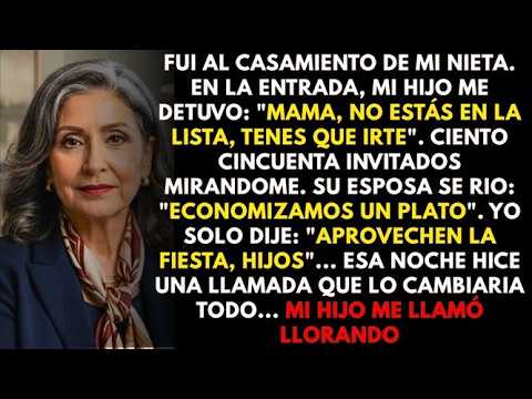 Mi Hijo Me Humilló Frente a 150 Invitados en la Boda    Al Día Siguiente, Él Me Llamó Llorando