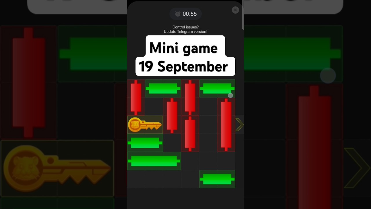 Hamster Kombat mini game today 19 september | Hamster mini game 18 September