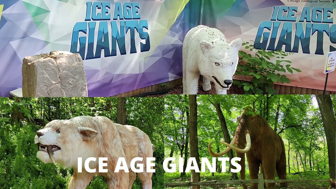 Ice Age Giants at Brookfield Zoo IL YouTube