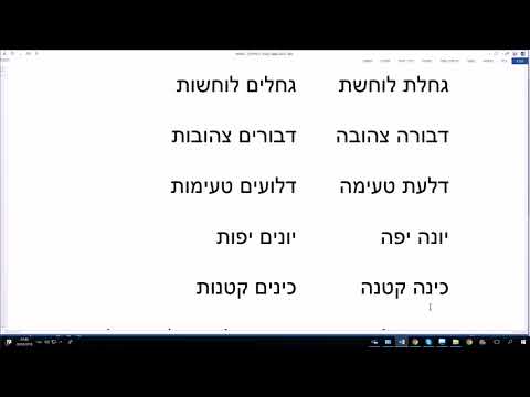 605. Существительные женского рода с окончанием ИМ во мн. числе. Исключения в иврите. милим, шаним
