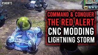 CNC THE RED ALERT - LIGHTNING STORM | CNC3 Modding #SHORTS [2021]