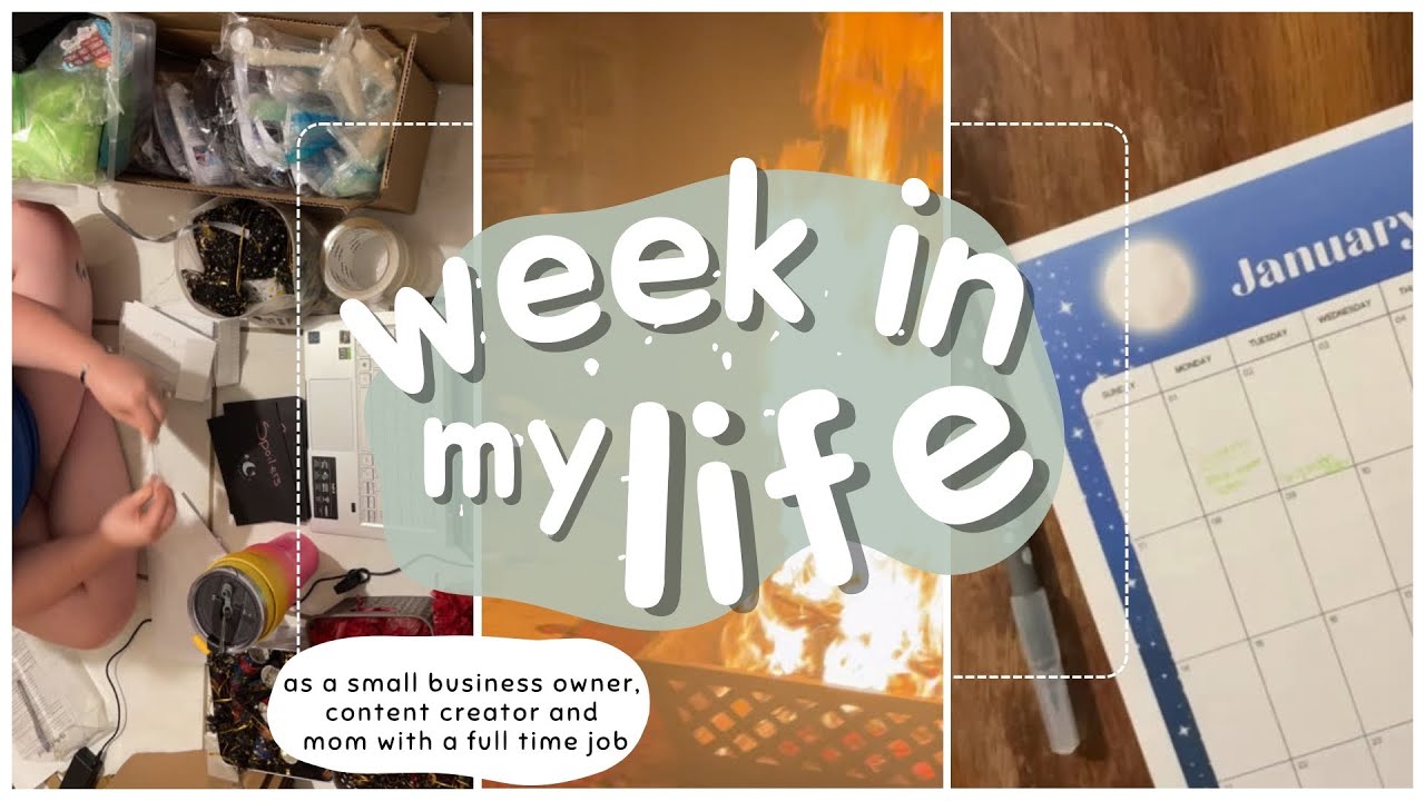 Vlog-MESS Ep.1 | A week in my life | Happy New Year! Packing orders and ...