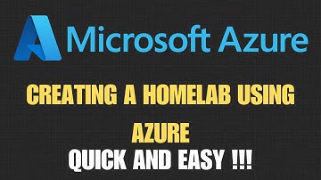 HOW TO CREATE A HOMELAB USING AZURE | PRACTICE IT EVEN WITH A SLOW LAPTOP | QUICK AND EASY