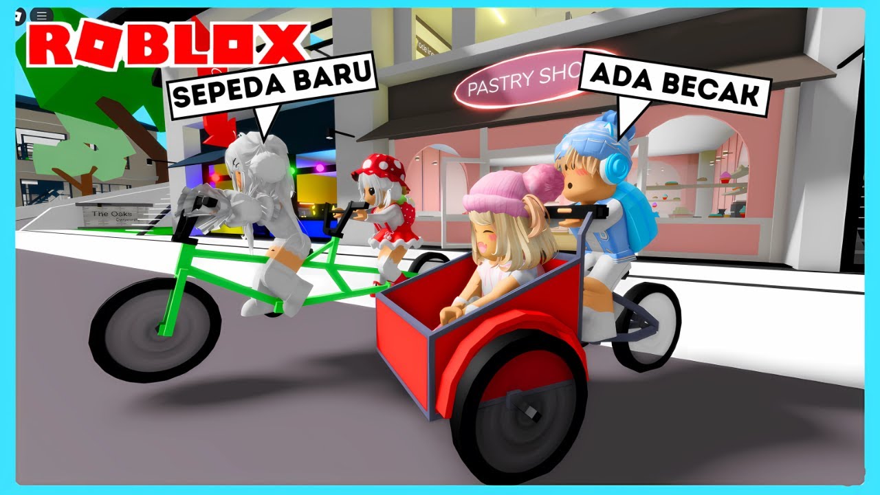 Wow Ada Becak.!! Aku Dan Adiku Review Update Terbaru Di Roblox Brookhaven ft @Shasyaalala