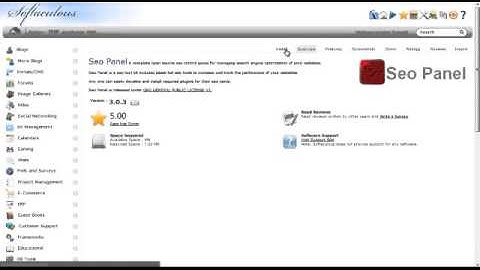 cPanel Hosting Tutorial - How to Install Seo Panel Using Softaculous