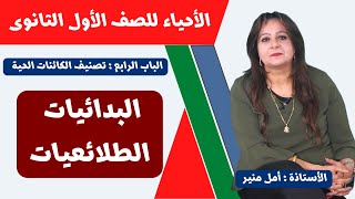 الأحياء للصف الأول الثانوى  ـ تيرم ثان |  تصنيف الكائنات الحية | البدائيات | الطلائعيات