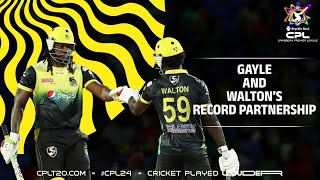 Chris Gayle and Chadwick Walton are the HIGHEST Scoring Pair in Tallawahs History | Record Breakers