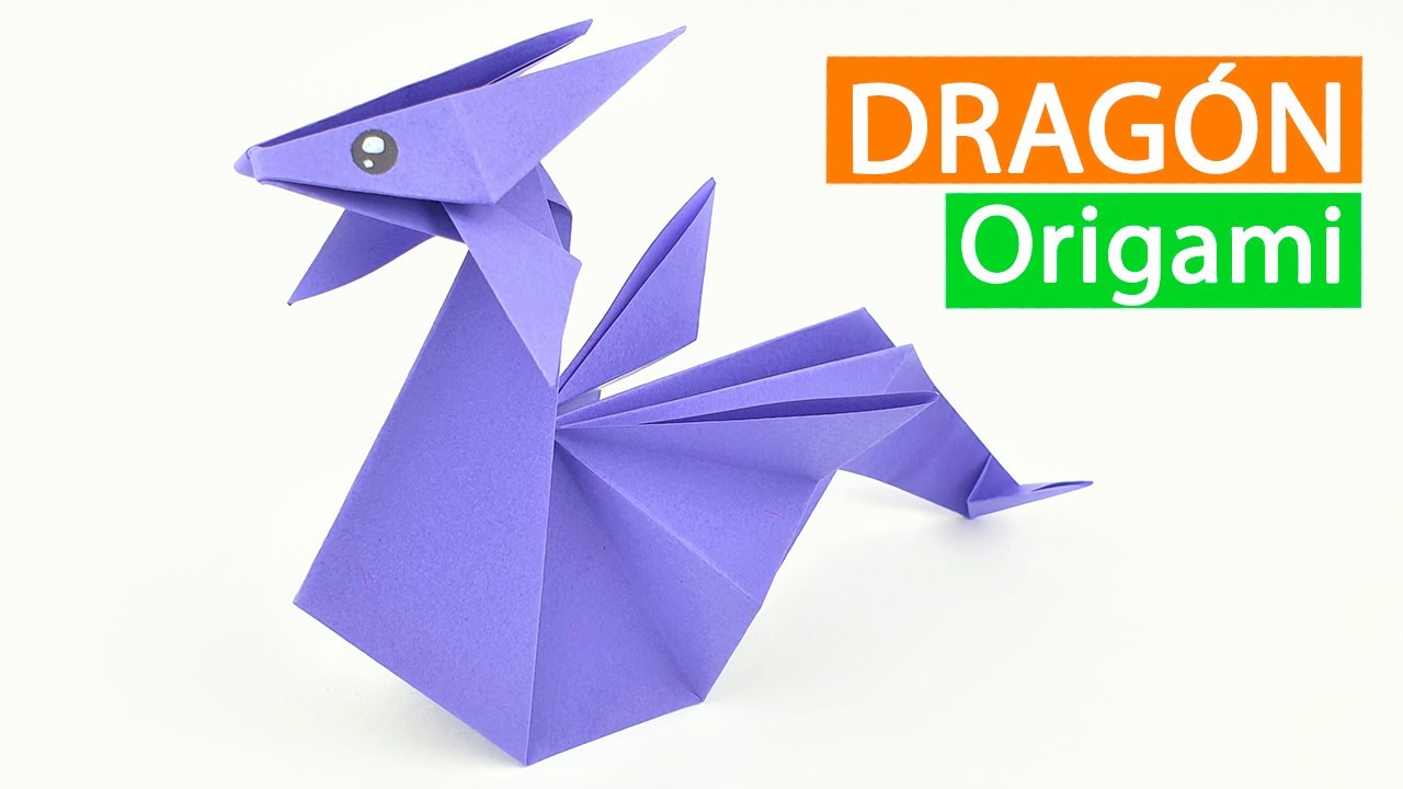 Tiempos antiguos Combatiente Salón de clases 🐉 Cómo hacer un DRAGÓN de origami fácil paso a paso - YouTube