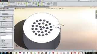 Advanced notes in SolidWorks drawings: Pattern Instance