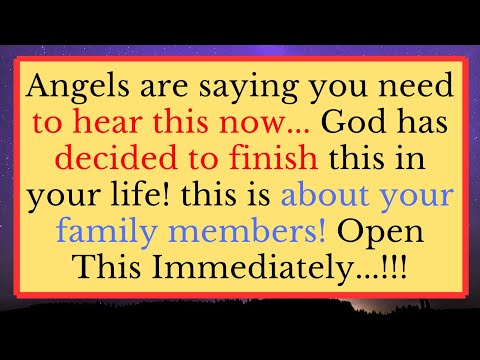 You need to hear this now if Not God Has Decided To Finish this in your... ✝️Jesus Says💌God Message