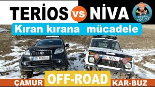 : Lada Niva vs Daihatsu Terios off-road