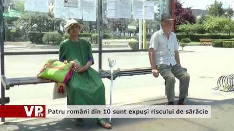 Patru români din 10 sunt expuşi riscului de sărăcie plo