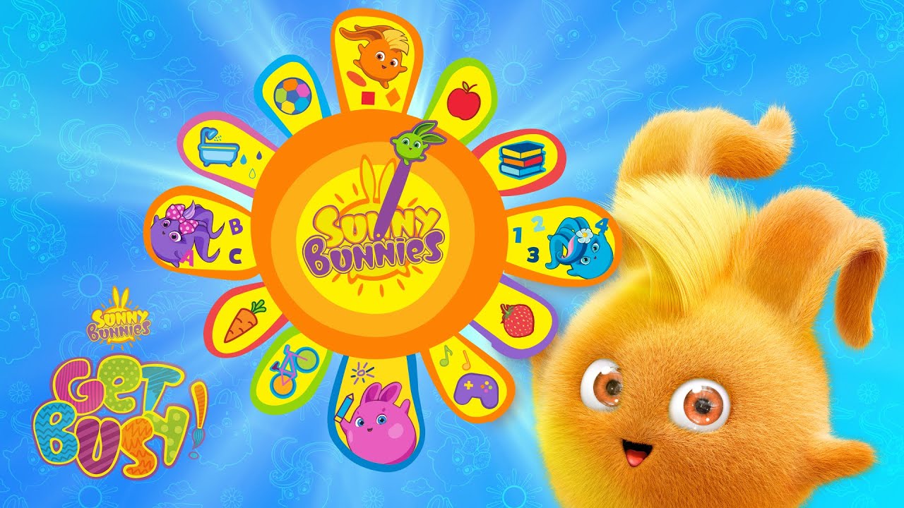 SUNNY BUNNIES - How to Make a Sunny Bunnies Clock | GET BUSY COMPILATION | Cartoons for Children