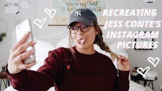 recreating jess conte's instagram pictures !! | grayce lillpop