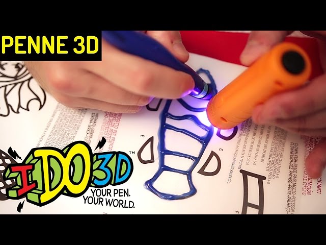 PENNA 3D IDO3D: come funziona, prove, disegni e scritte 