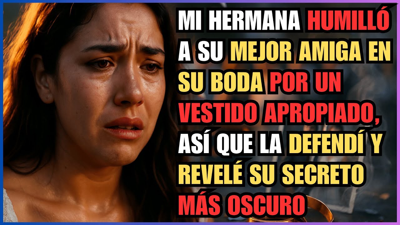Mi HERMANA Humilló a Su Mejor Amiga en Su BODA por Un Vestido Apropiado, Así que la Defendí y Revelé