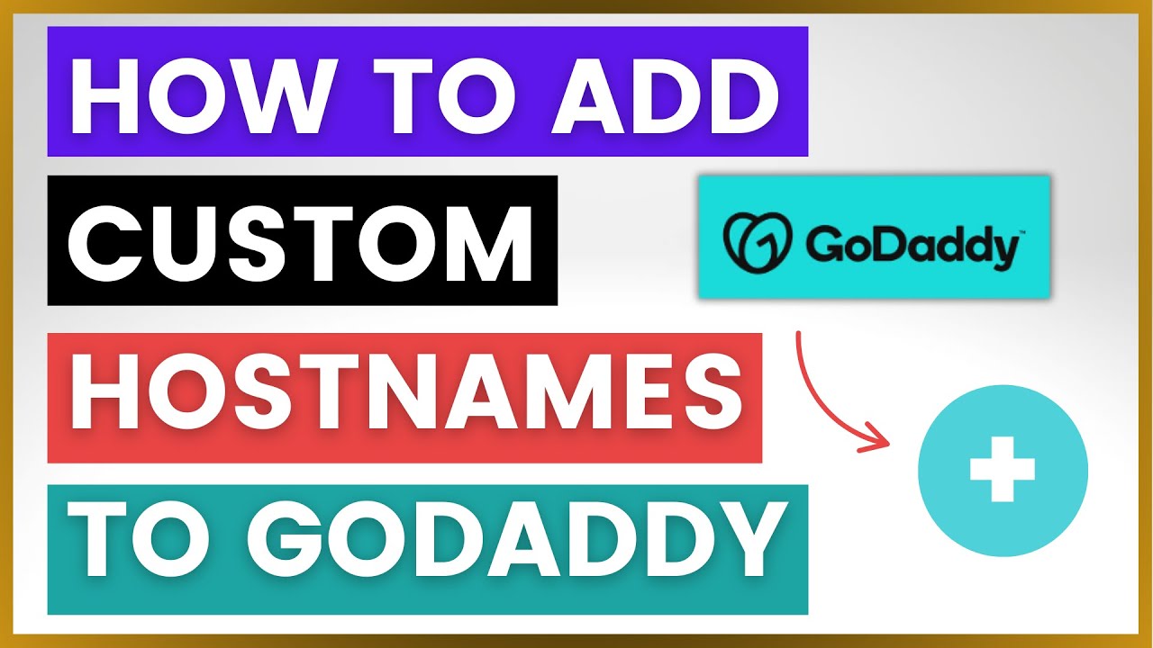 How To Add Custom Hostnames To GoDaddy? [in 2025] - YouTube