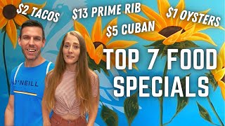St Petersburg, Florida | Top Weekday Food Specials | St PeteTravel Guide
