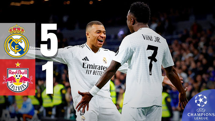 Real Madrid Vs RB Salzburg 5-1 | All Goals Highlights - UEFA Champions League 2025