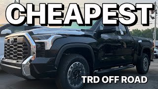 2023 Toyota Tundra: The Cheapest TRD OFF ROAD Configuration