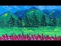 Abstract Painting / Landscape / Tutorial / For Beginners / Acrylic / Palette Knife