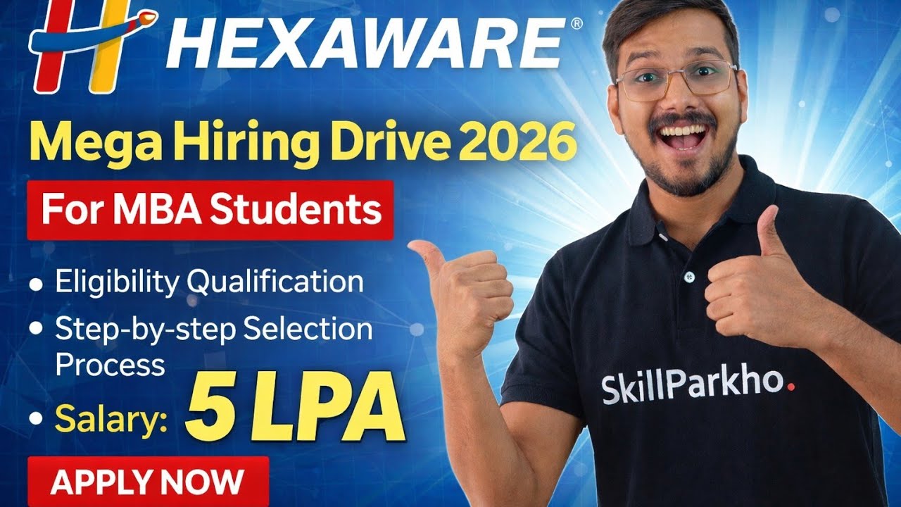 Hexaware Hiring 2026🔥 | 5 LPA Job for Freshers | Management Trainee ...