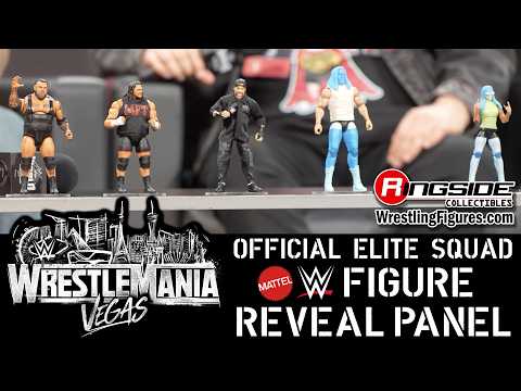WRESTLEMANIA 42 Elite Squad Mattel WWE Wrestling Figures Panel WrestleMania Las Vegas MATT CARDONA