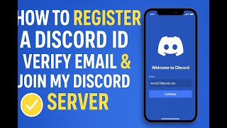 How to Create Discord Account & Verify Email | Join Discord Server on Mobile&PC (Step-by-Step Guide)