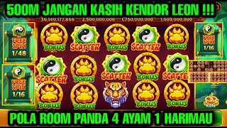 500M JANGAN KASIH KENDOR LEON !!! ROOM PANDA 4 AYAM 1 HARIMAU || PANDA HIGGS DOMINO screenshot 1