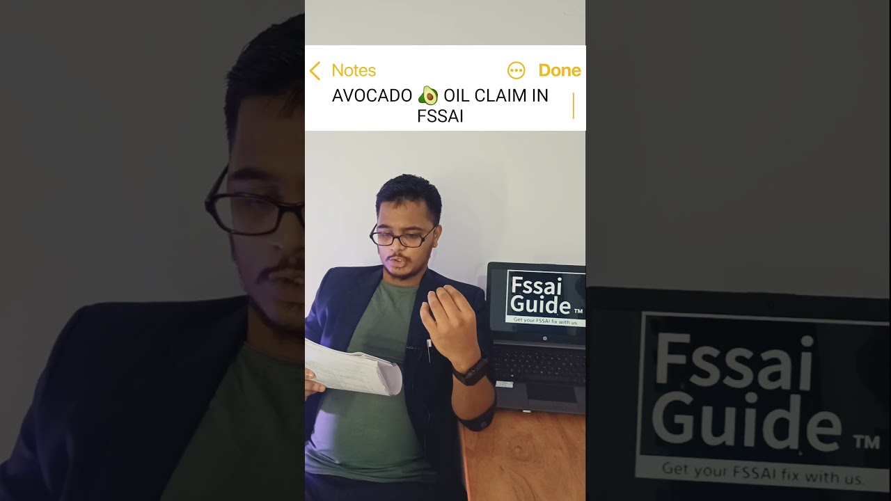 "Are Avocado Oil Claims True? FSSAI Regulations in India Explained! 🥑🇮🇳" 
