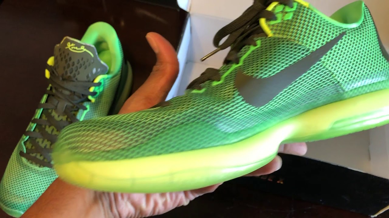 green kobe bryant shoes