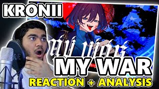 Ouro Kronii - MY WAR (Cover) | First Time REACTION & Analysis