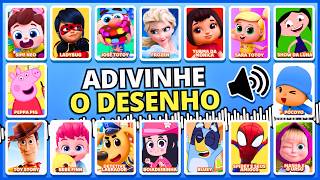 🔊 ADIVINHE O DESENHO PELA VOZ | Edição: DESENHOS INFANTIS PARTE 4 #buuquiz #quiz