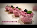 BLUEBERRY MOUSSE CUPS / MAGIC OUT OF HANDS