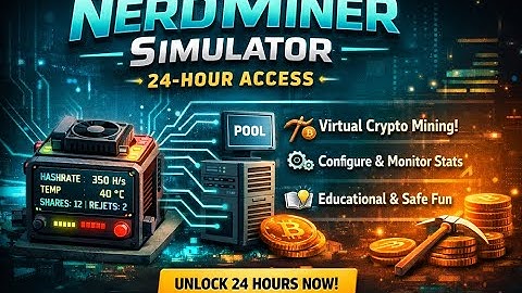 FREE NerdMiner Simulator – Test ESP32 Mining Without Buying Hardware