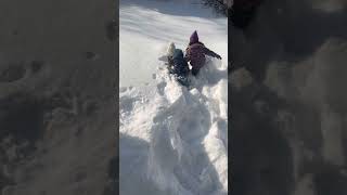Heavy Snow Cancelled School, But The Kids Are Loving It