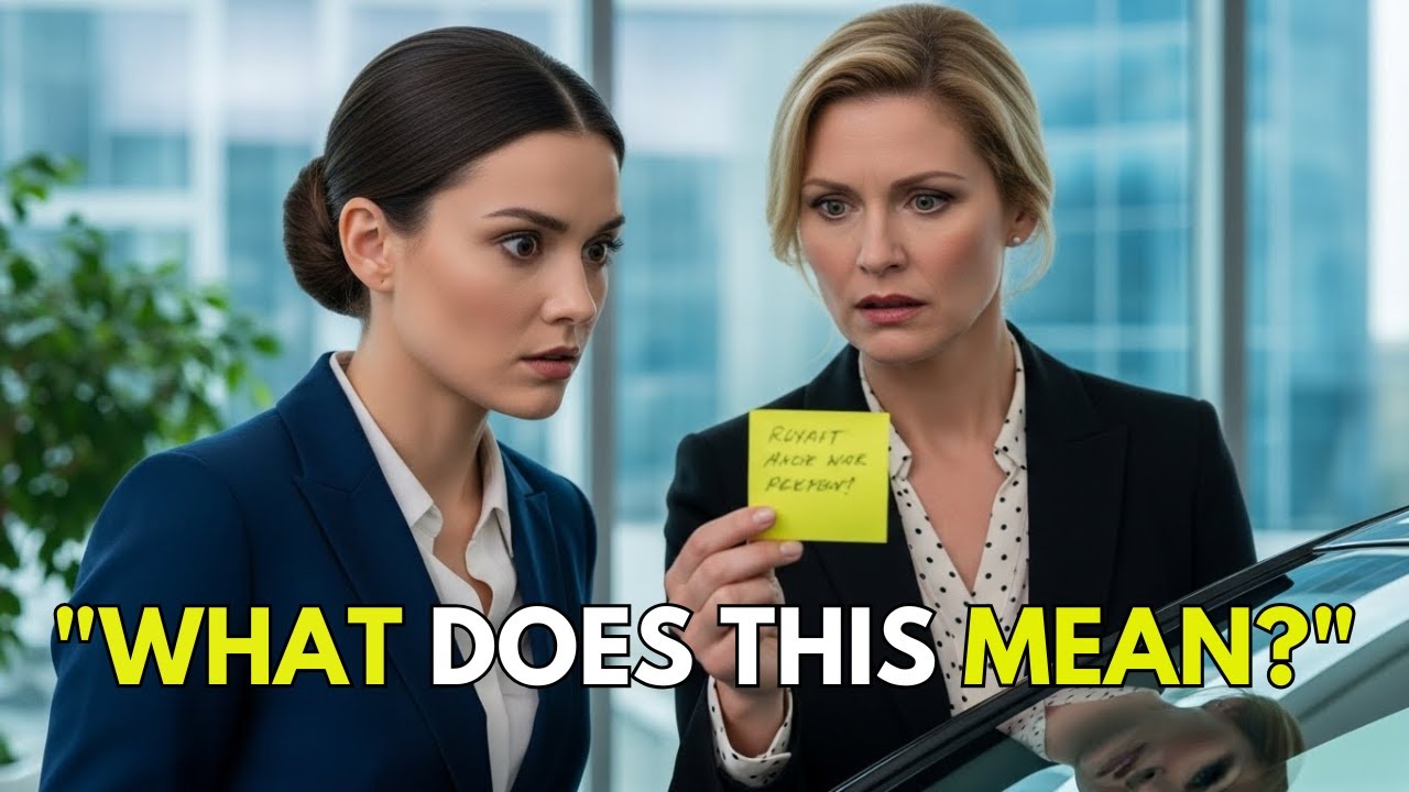 A Single Mother Left a Note on a Dented Car — She Had No Idea the Owner Was Her New CEO