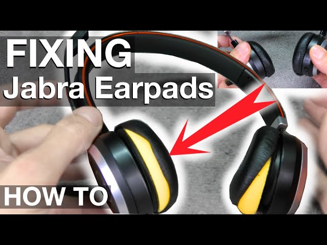 REPAIRING torn Jabra Evolve ear pads (How to) - YouTube