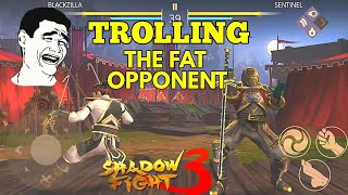 Shadow fight 3 TROLLING THE FAT OPPONENT screenshot 5