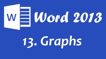 Microsoft Word 2013 - Graphs and Charts Tutorial