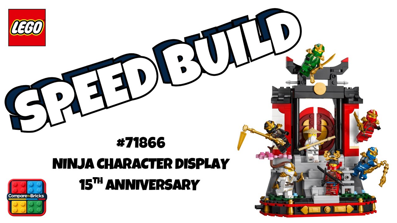 LEGO NINJAGO NINJA CHARACTER DISPLAY SPEED BUILD #71866 #legoninjago #speedbuild #legospeedbuild 