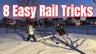 8 Easy Rail Tricks YOU Can Learn on Your Snowboard